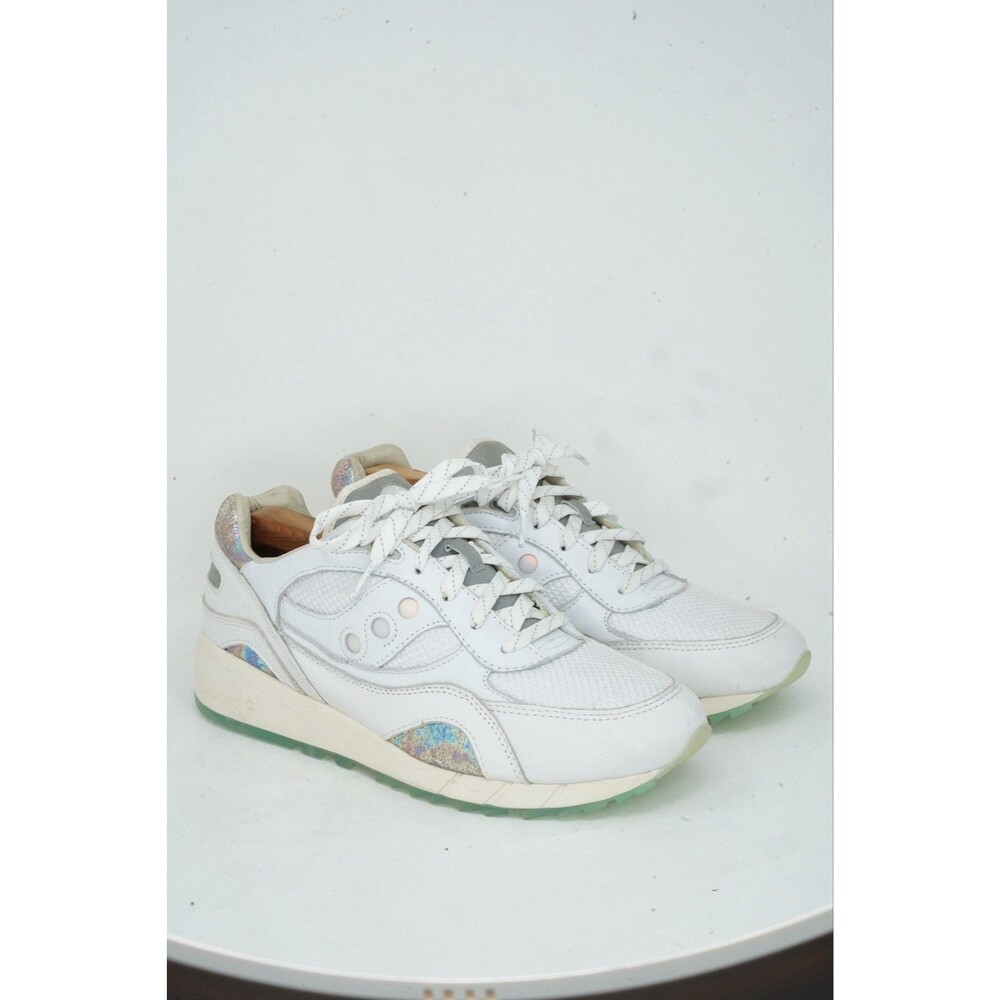 Saucony Shadow 6000 White Iridescent Pearl Men Size 11.5 S70594-1 Running Shoes